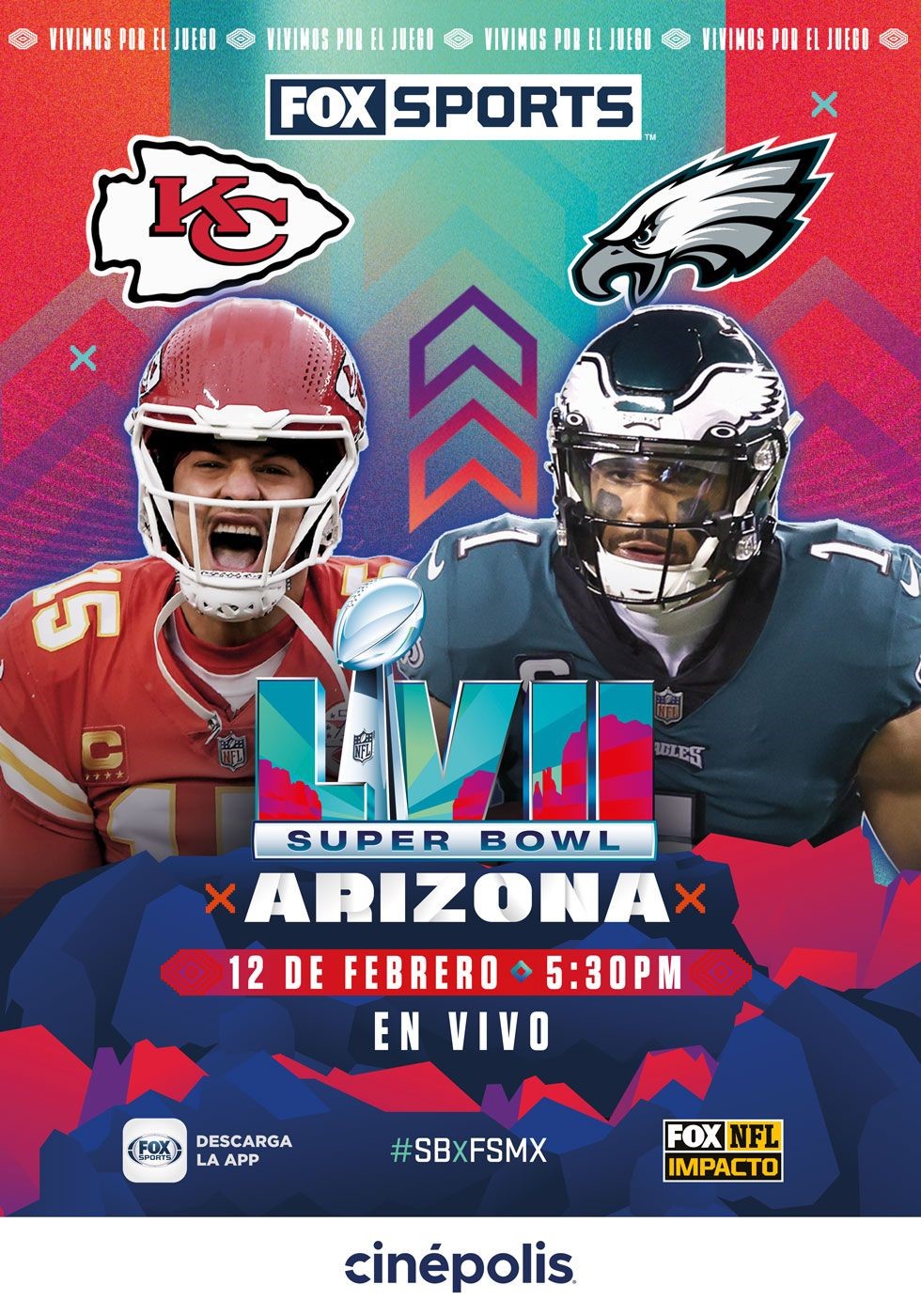 Hora del fantástico SUPER BOWL LVII por STAR+ - ESPN Press Room